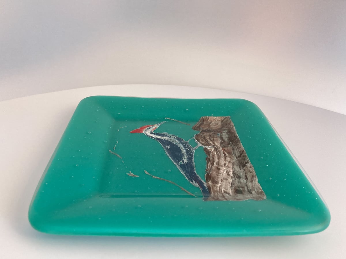 Woodpecker Dish - "Woody" 