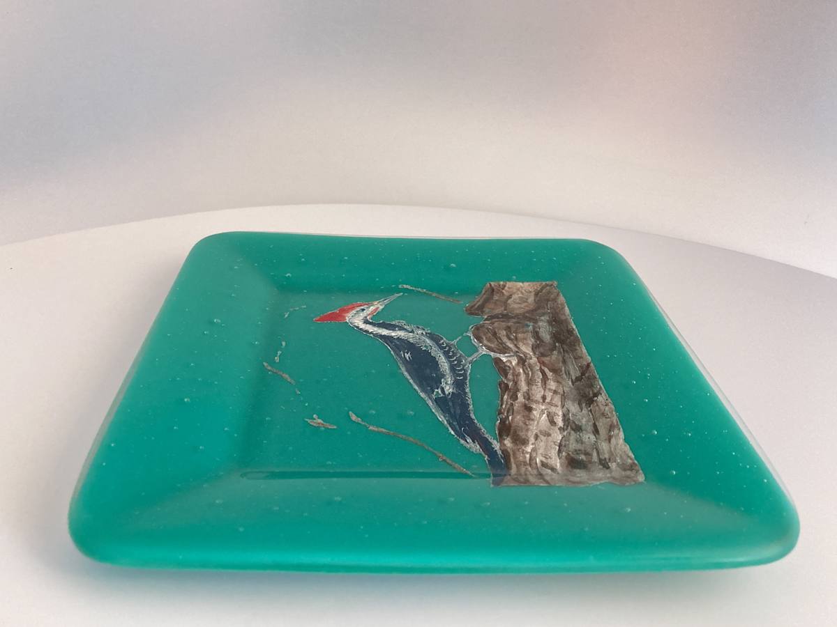 Woodpecker Dish - "Woody", Image 3.