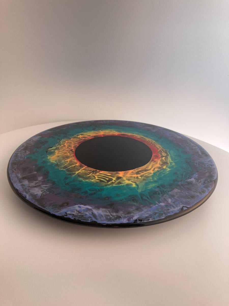 Eclipse - Rays of Hope - A Lazy Susan by Shayna Heller 