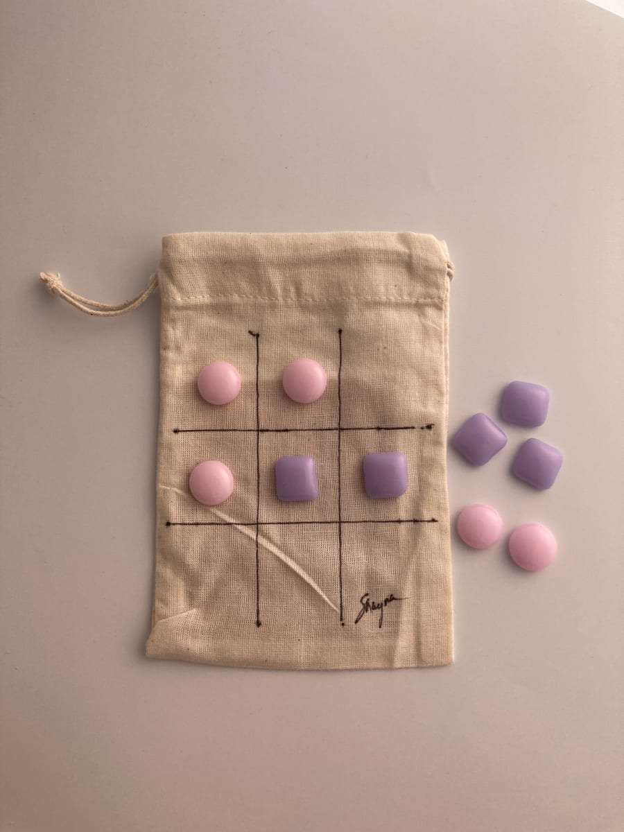 Tic Tac Toe in-a-bag #15 by Shayna Heller 