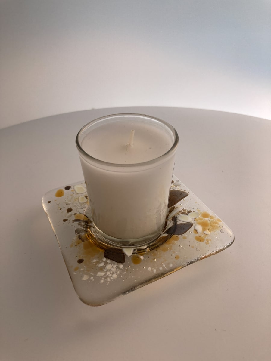 Memorial plate candle holder. #8 by Shayna Heller