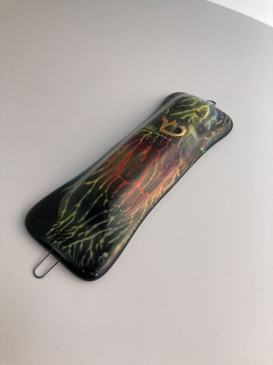 Mezuzah - medium by Shayna Heller 