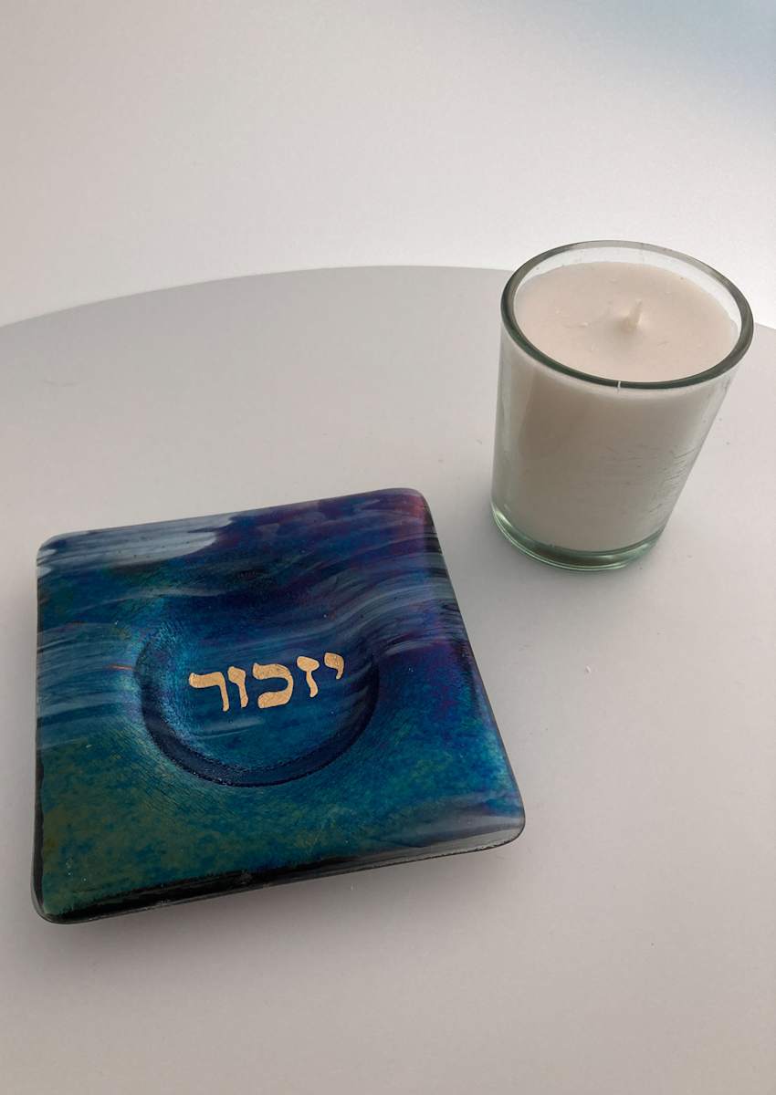 Memorial plate candle holder. #17, Image 2.