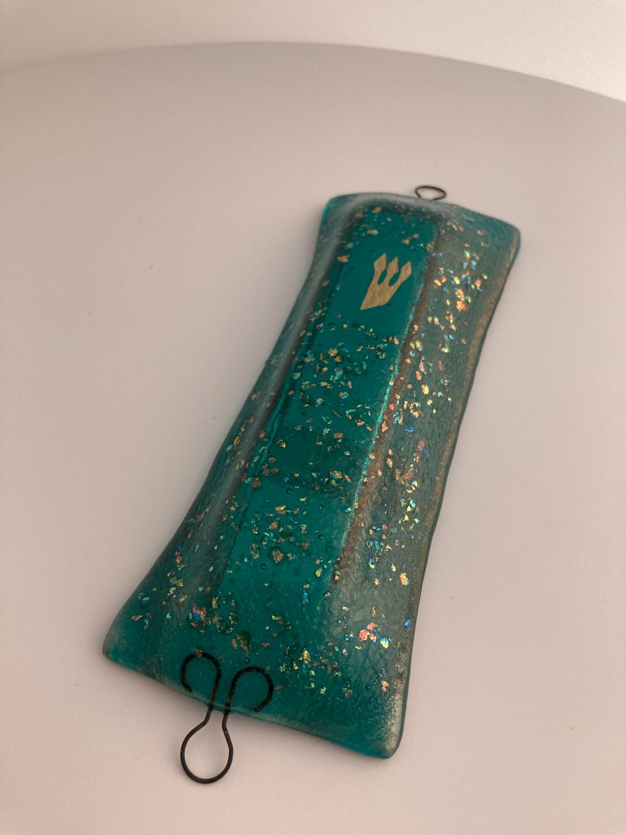 Mezuzah - medium by Shayna Heller 