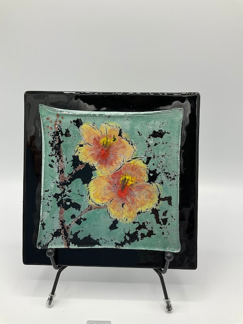 6" Art Tile by Shayna Heller, Image 2.