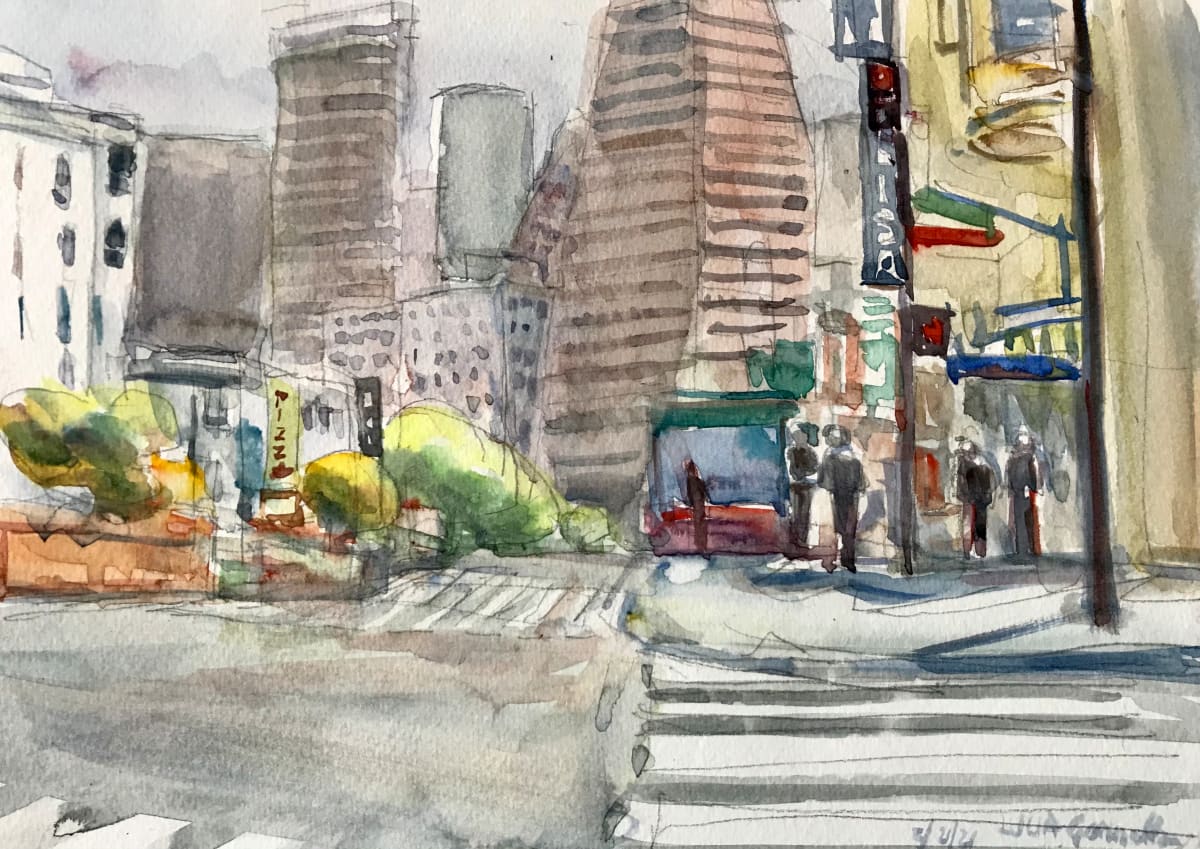 View of Columbus Avenue by Lucia Gonnella 