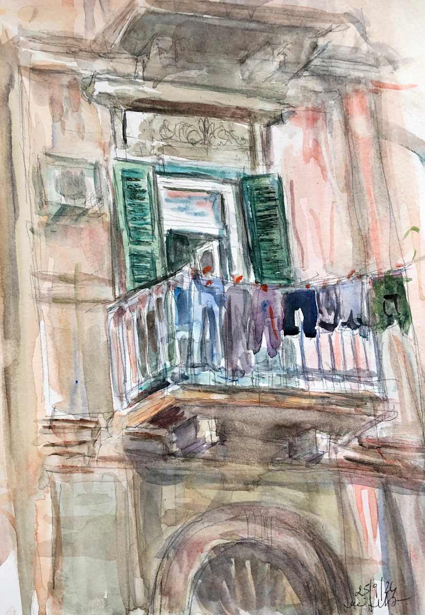Balcony in Garruba Street-Bari by Lucia Gonnella 
