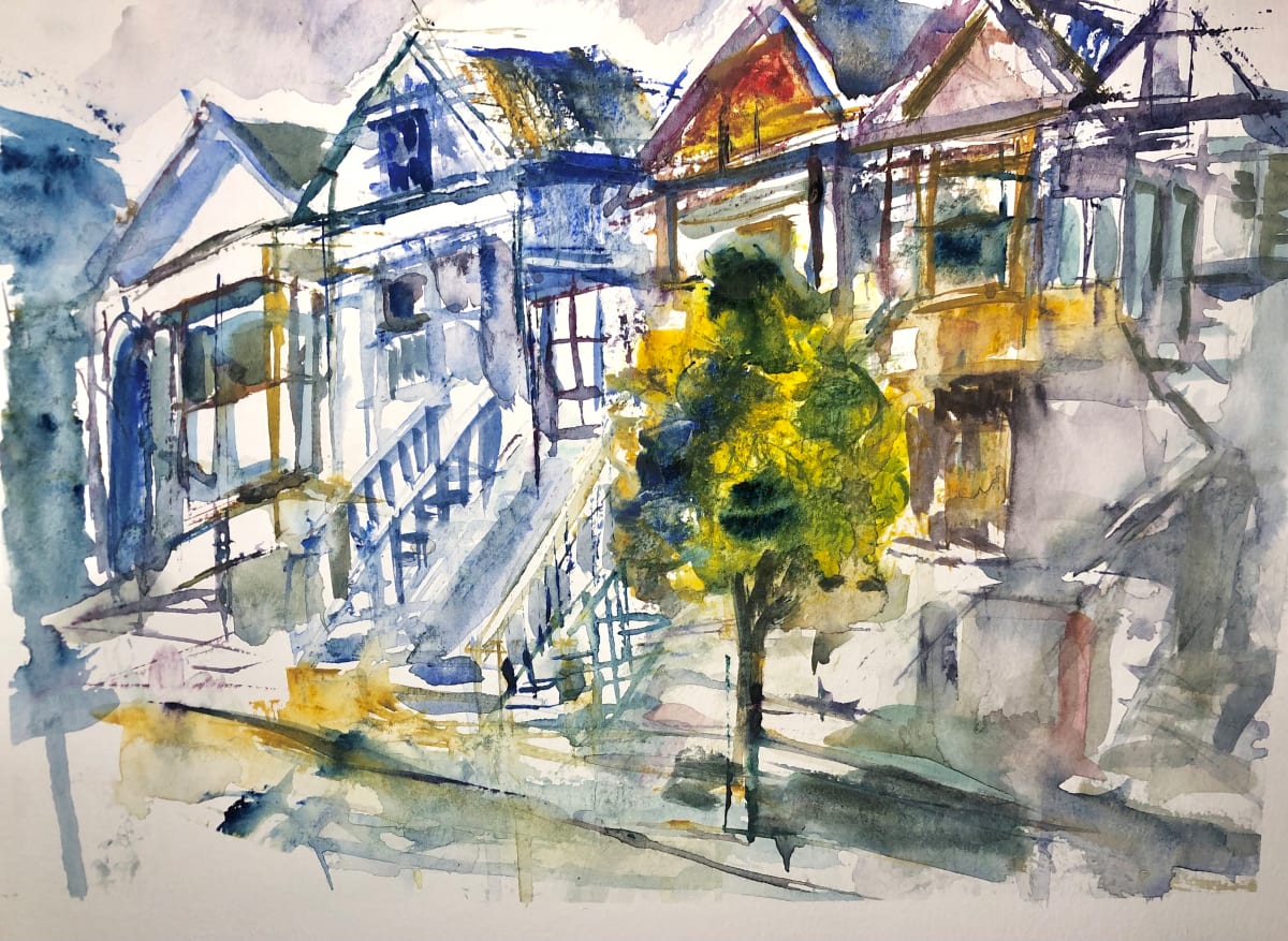 Houses on 23rd Street by Lucia Gonnella 