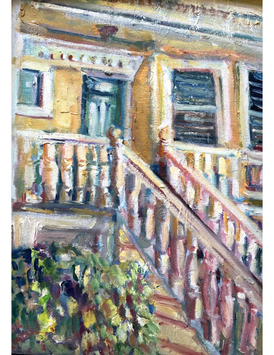 House on Diamond Street at Sunset by Lucia Gonnella 