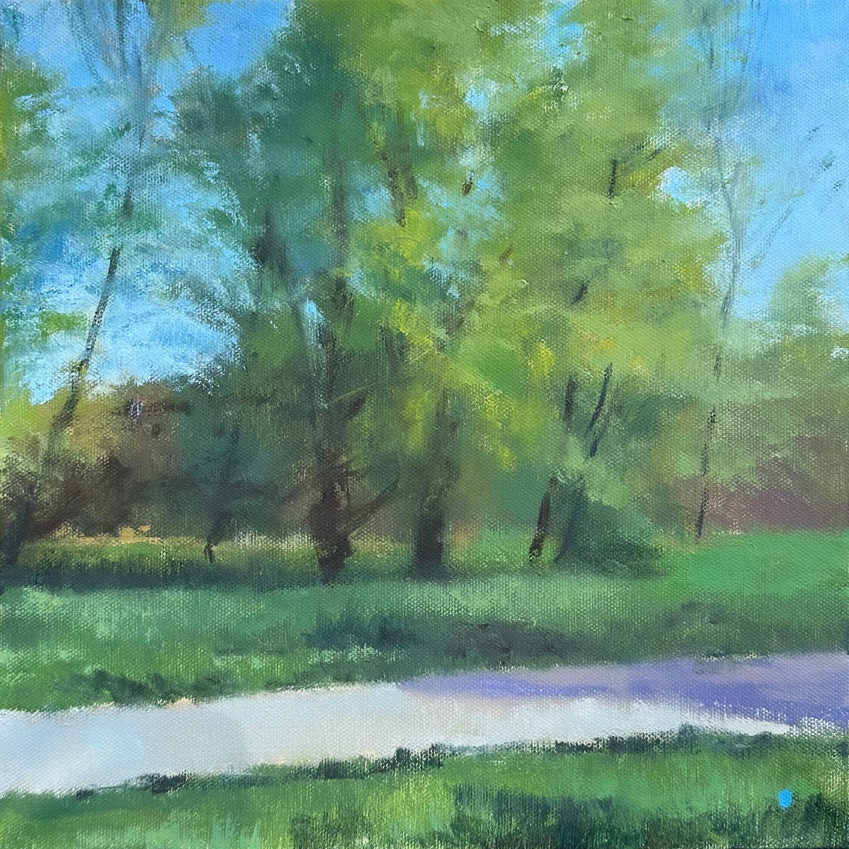 Spring Morning, Across the Road by Gregory Blue 