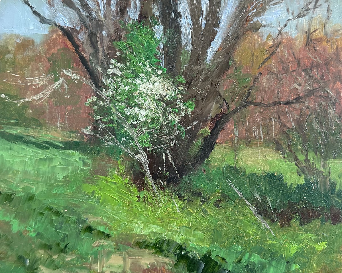 Spring, Stroud Plein Air Study by Gregory Blue 