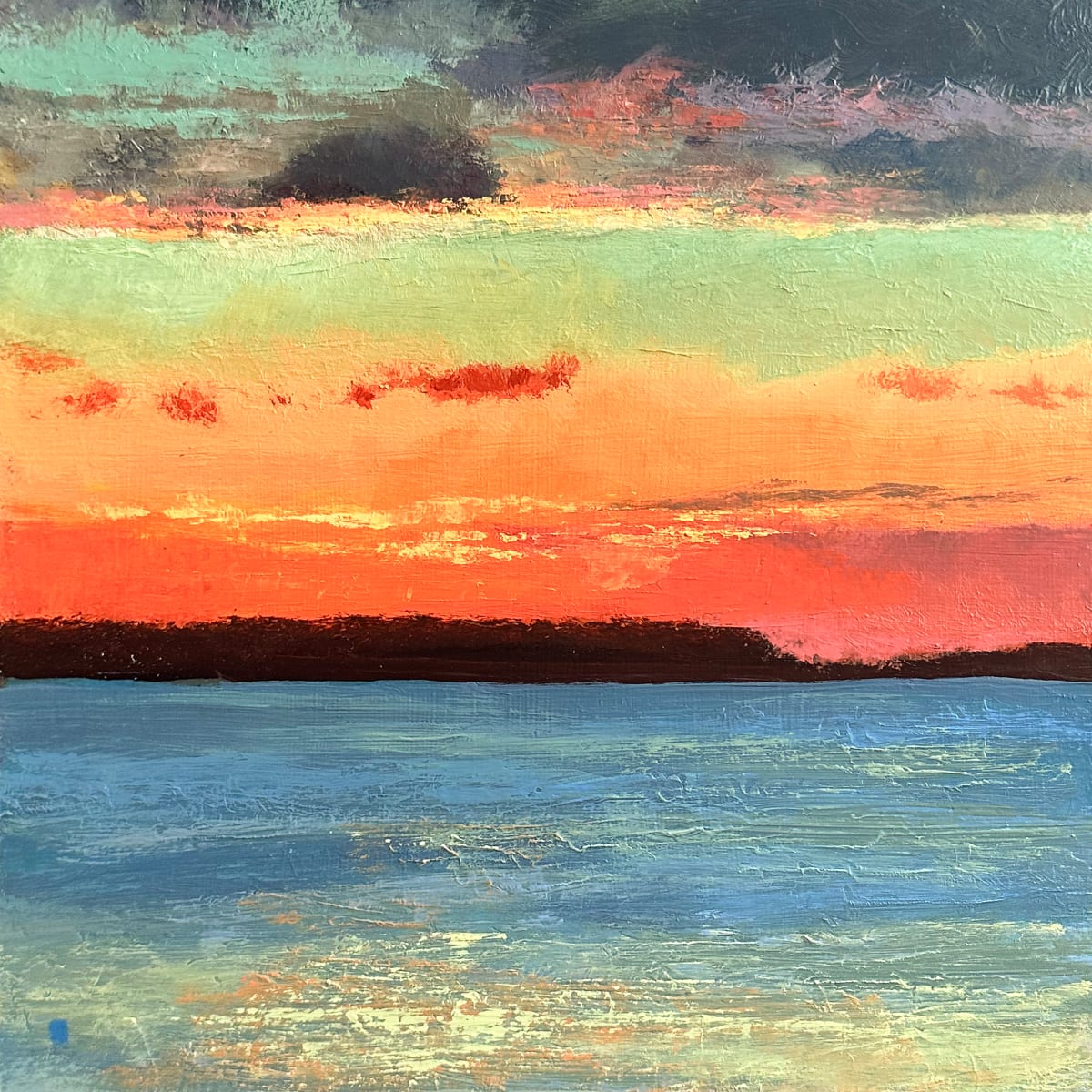 Sunset, Mayo Beach, Wellfleet MA by Gregory Blue 