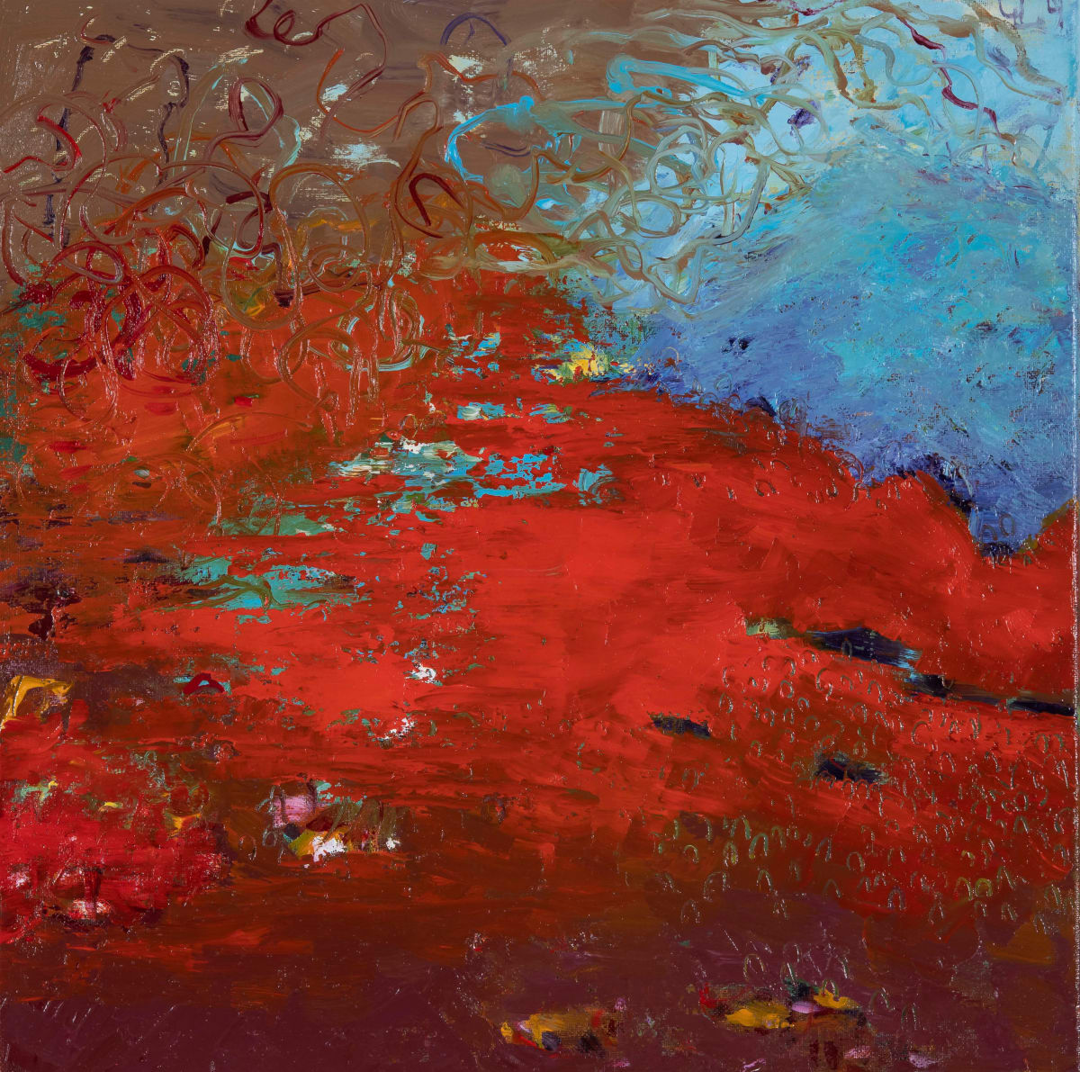 The Fire was Burning Deep Inside I by Edith Pargh Barton, Image 1.