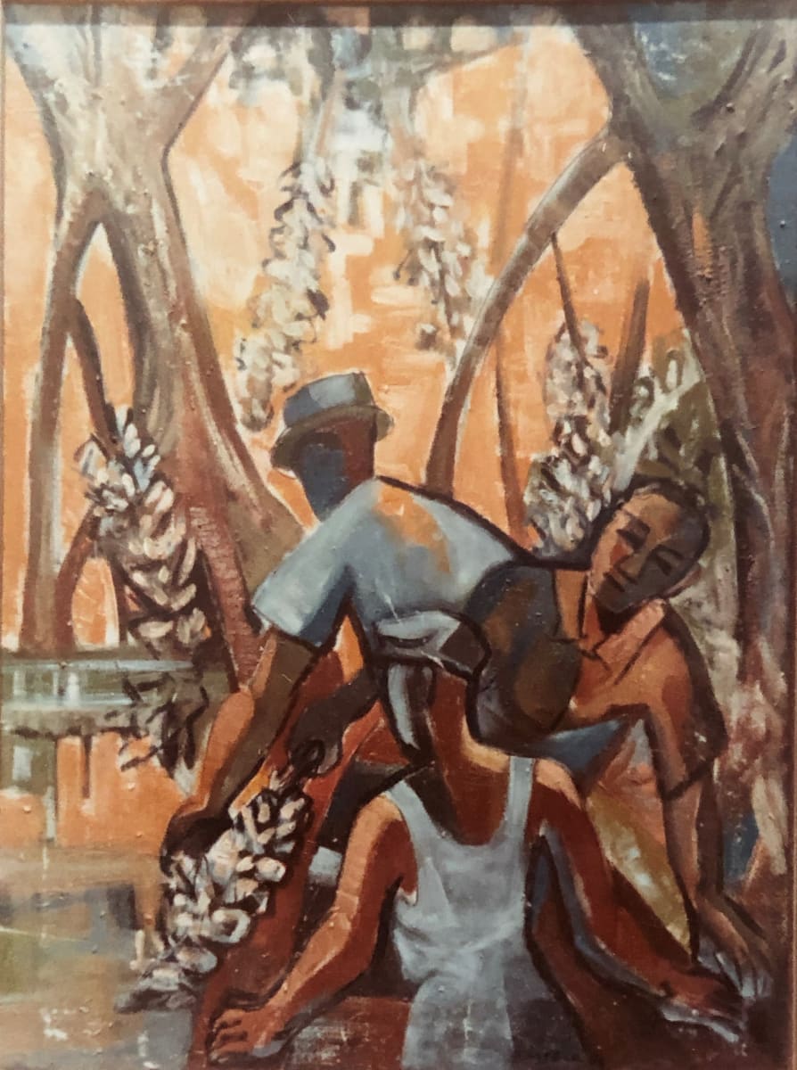 Oyster Pickers * by Sybil Atteck  Image: 1969 - Brazil Exhibition Item No. 4, Title: Oyster Pickers - Apanhandores de Ostras
1970 - Twinning Exhibitions Item 12.
