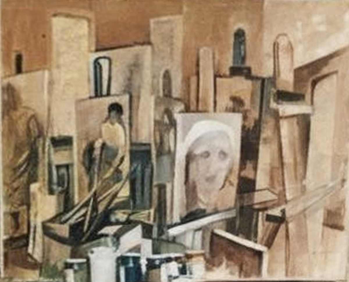 Studio Corner - Studio * by Sybil Atteck (1911-1975), Image 1.