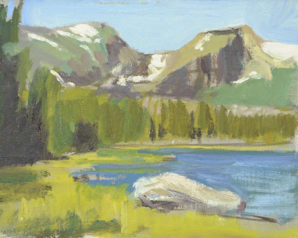 Preliminary Study for Bierdstadt Lake RMNP by Matthew Lee, Image 1.