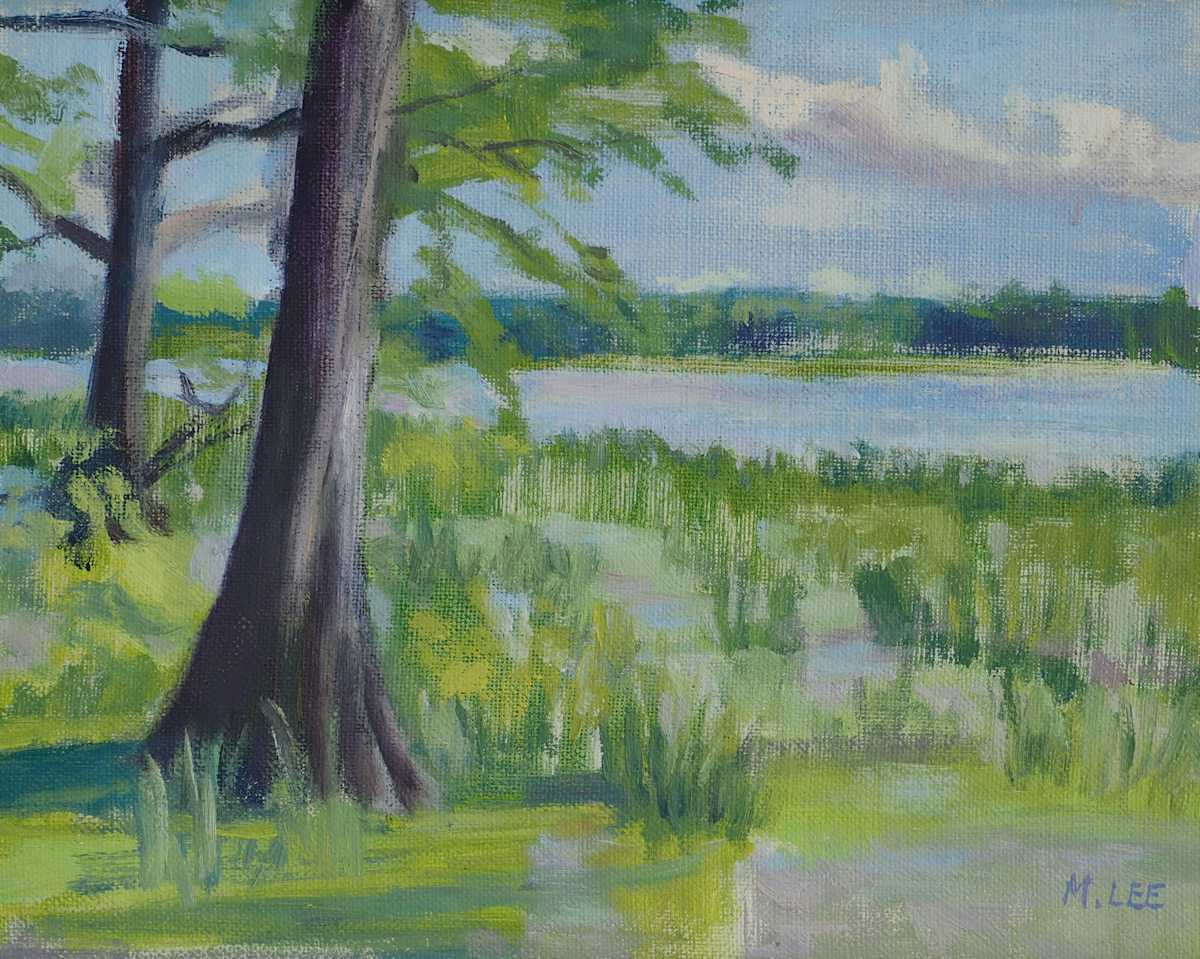 Listening to the Frogs at Wapanocca by Matthew Lee 