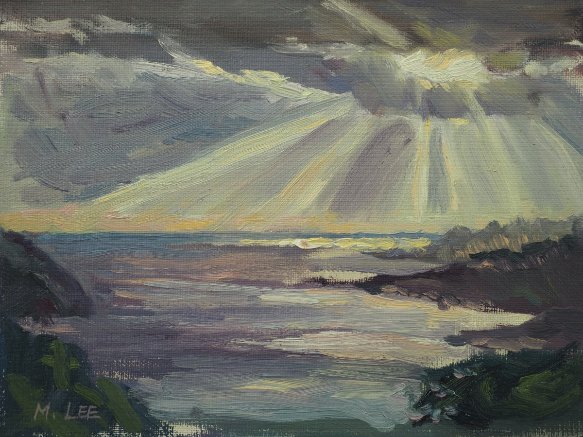 Sunlight Breaks Through in  Corsica by Matthew Lee 