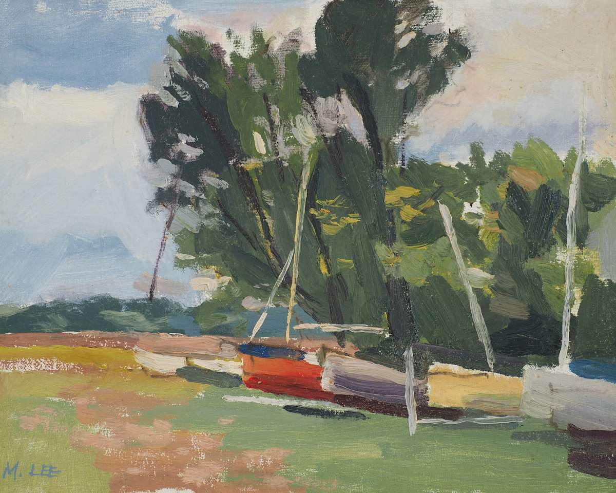 Heavy Wind at the Sailboat Yard by Matthew Lee, Image 13.