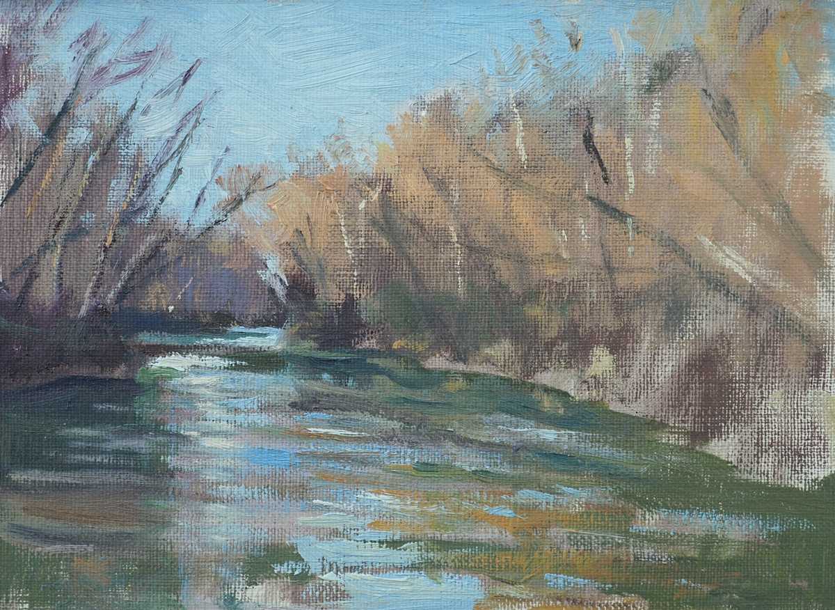 Wolf River colors in Winter by Matthew Lee 