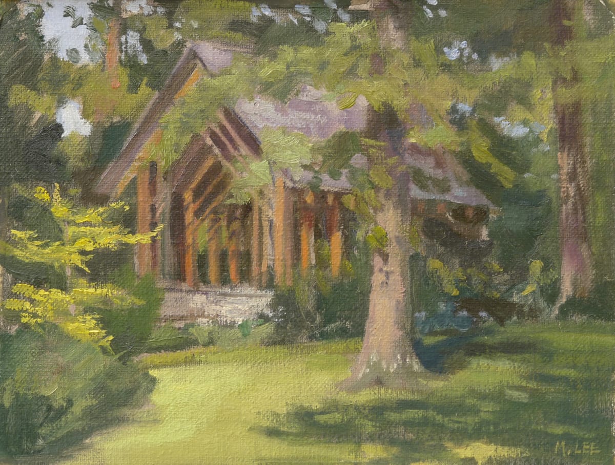 Blecken Pavilion in Fall at MBG by Matthew Lee, Image 1.