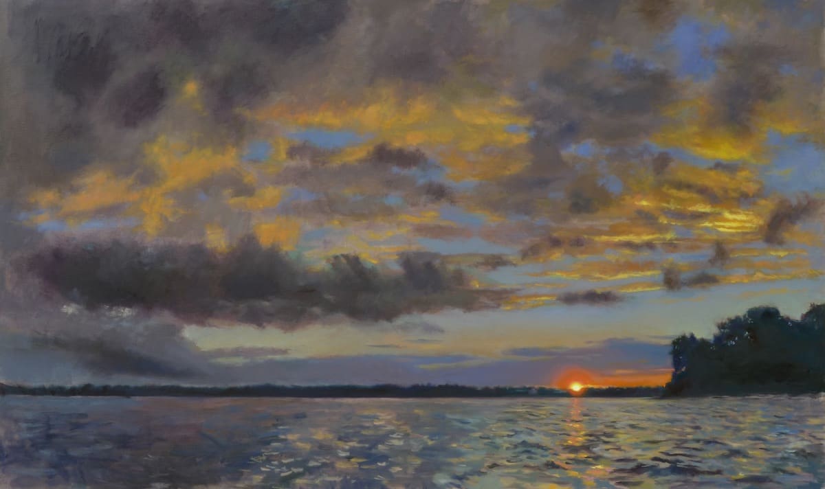 Golden Sunset on Arkabutla Lake by Matthew Lee 