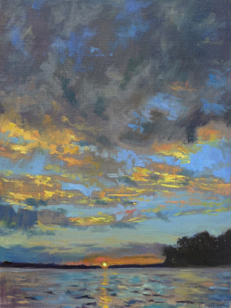 Sunset on Arkabutla Lake, MS by Matthew Lee 
