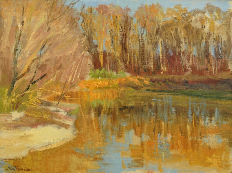 Wolf River in Fall Color, Collierville, TN by Matthew Lee 