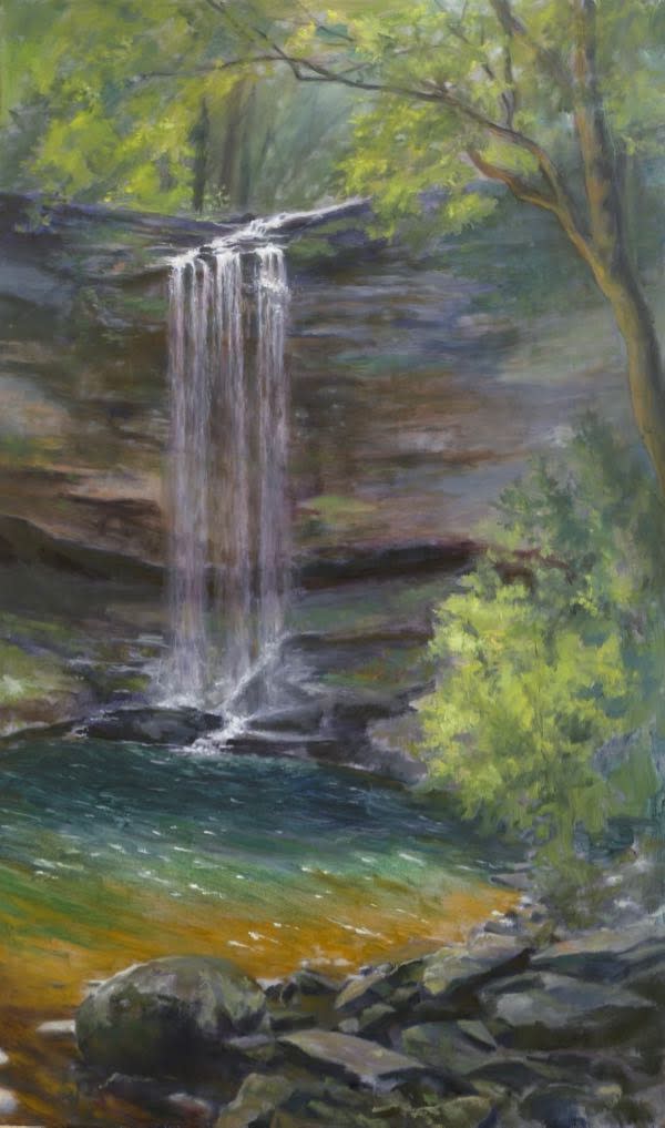 Hemlock Falls at Cloudland State Park, GA by Matthew Lee 