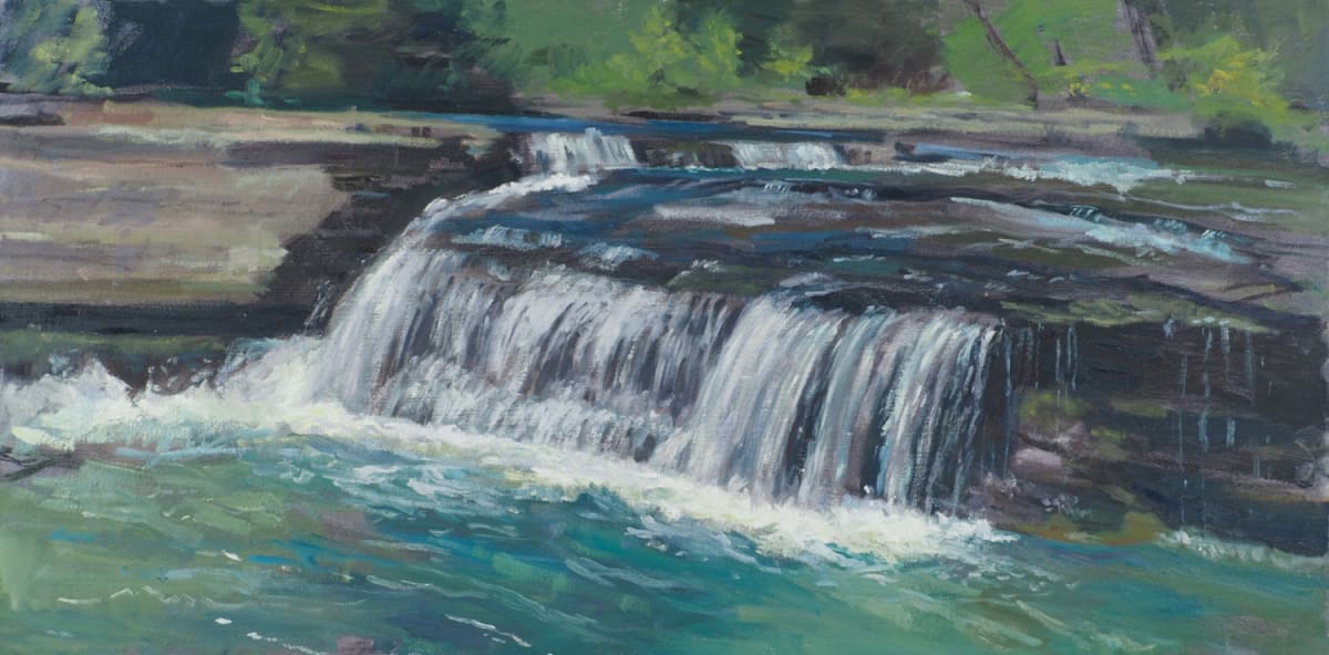 The Exuberance of Spring at Haw Creek Falls, AR by Matthew Lee 