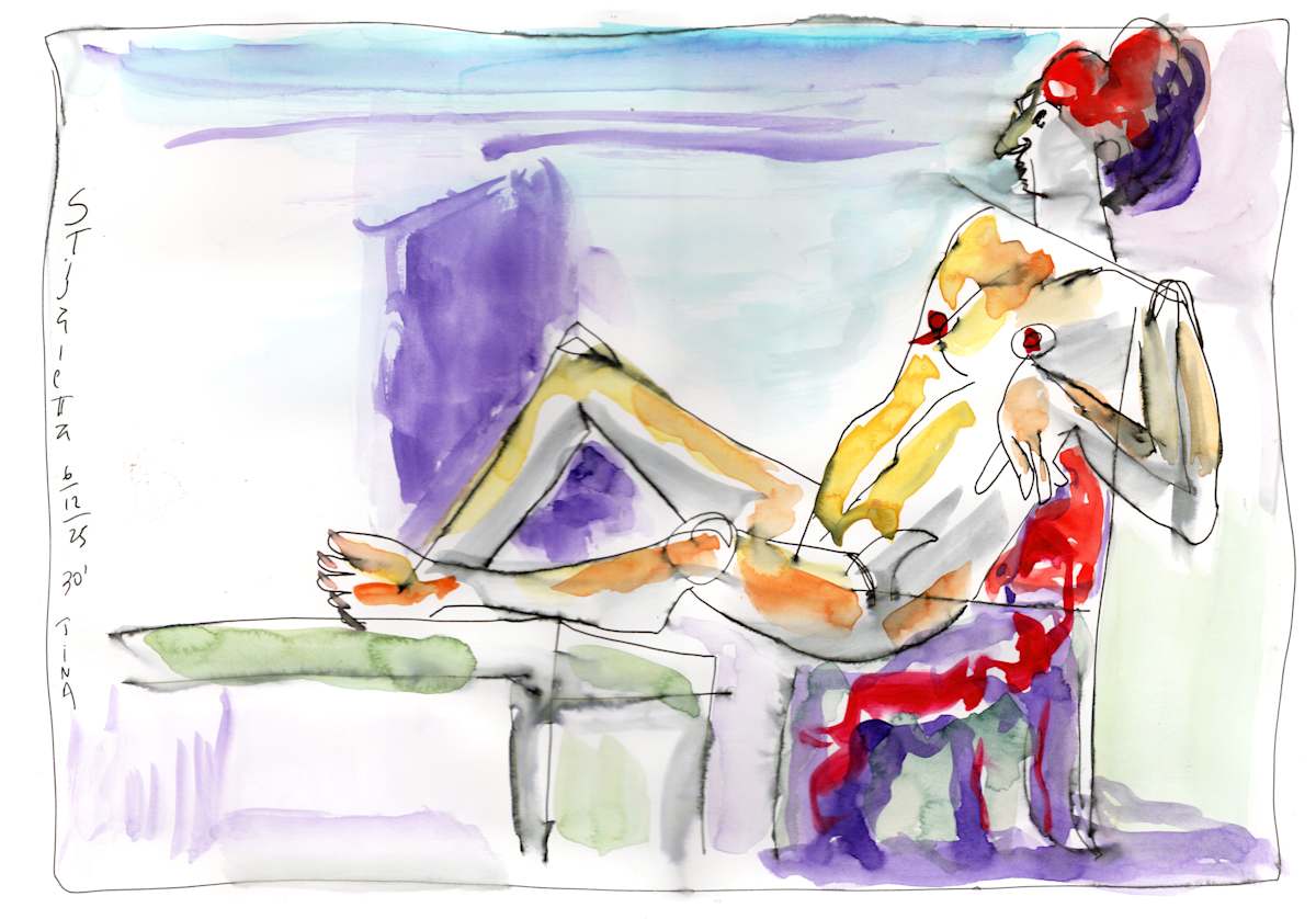 Tina 30' Croquis A3 by Stivaletta, Mabel Rosario, Image 2.