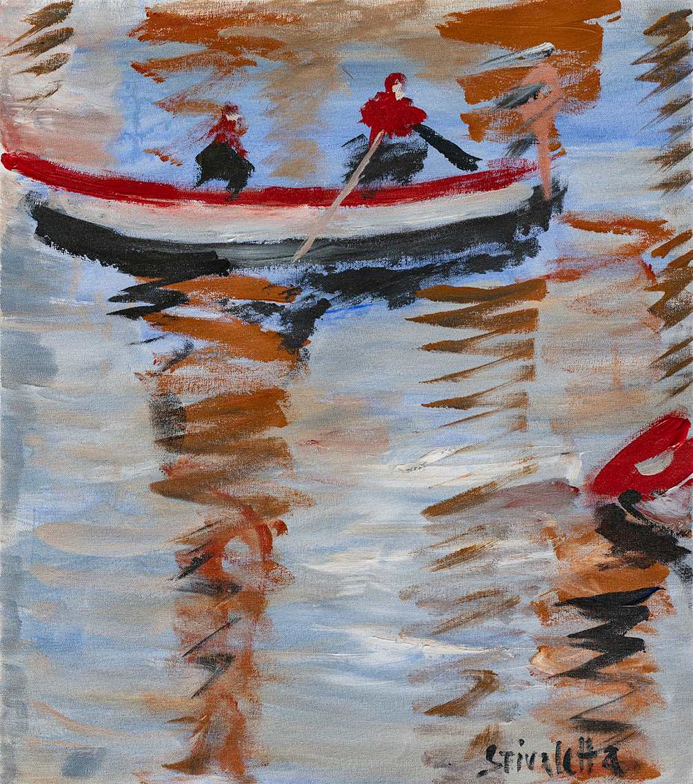 Cruzando el Riachuelo by Stivaletta, Mabel Rosario 