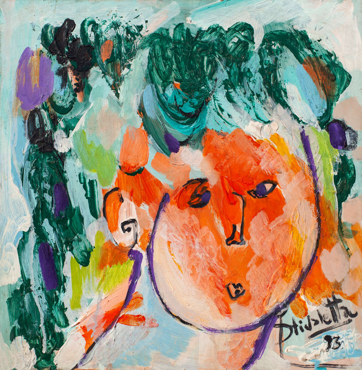 Autoretrato '93 by Stivaletta, Mabel Rosario 