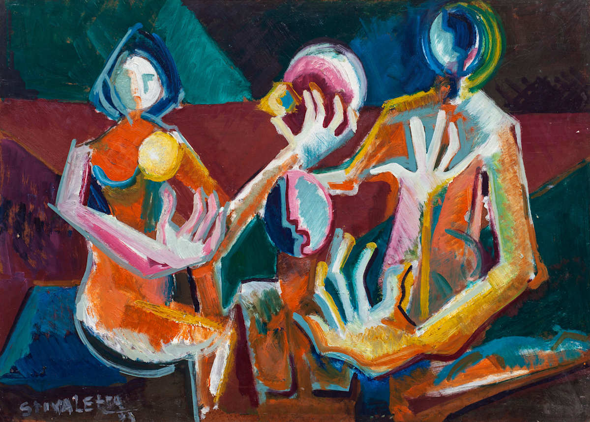 Manos y rostros by Stivaletta, Mabel Rosario, Image 1.