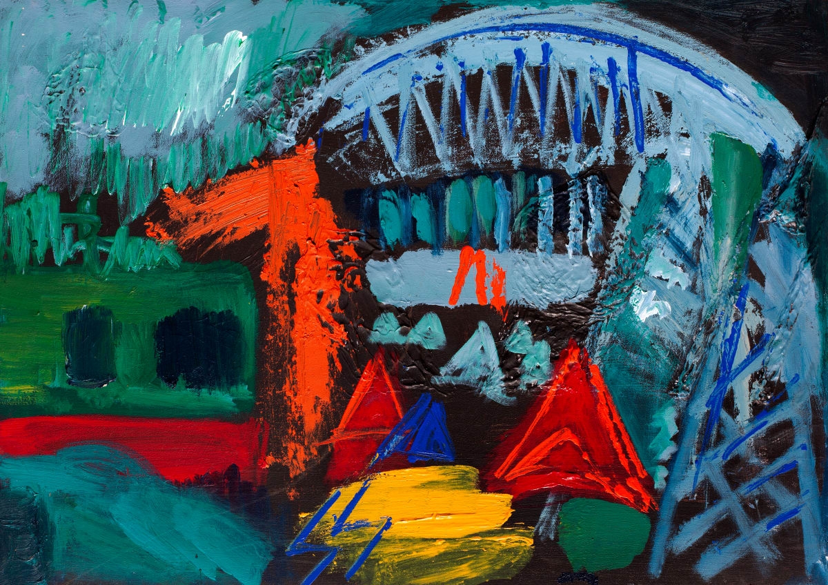 Puente de la Boca de fiesta by Stivaletta, Mabel Rosario 