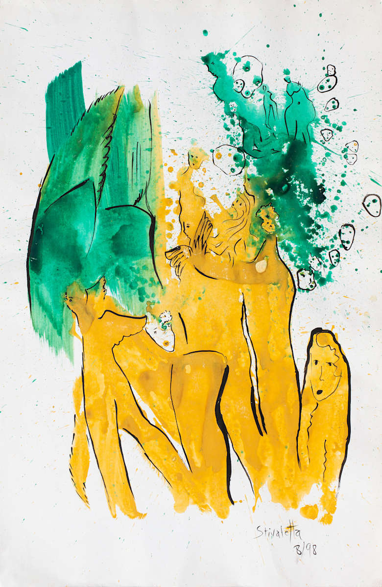 Ángeles en la foresta_akwrer_11 by Stivaletta, Mabel Rosario, Image 1.