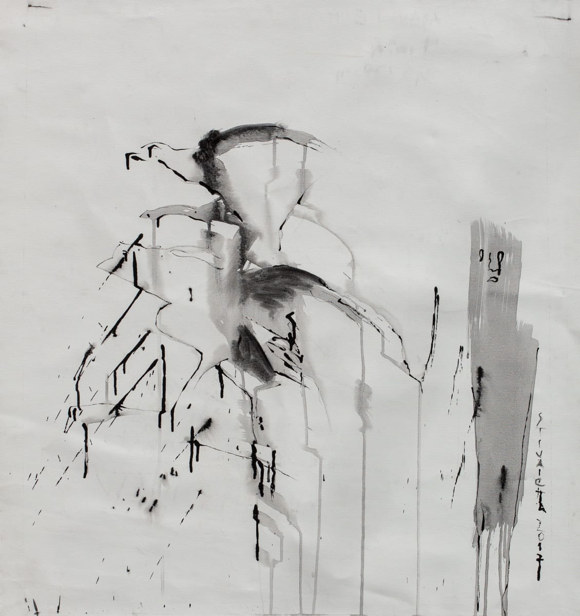 Dibujo Zen (Con Pájaros) 