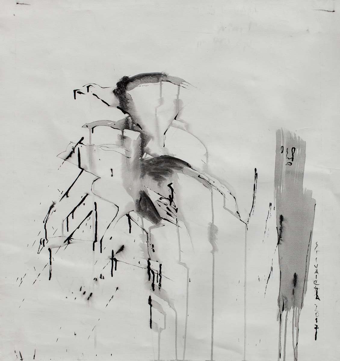 Dibujo Zen (Con Pájaros) by Stivaletta, Mabel Rosario, Image 1.