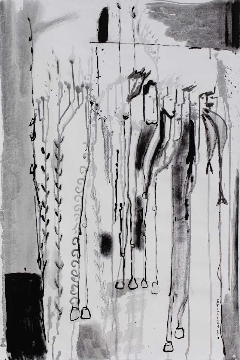 Vegetación y caballos by Stivaletta, Mabel Rosario, Image 1.