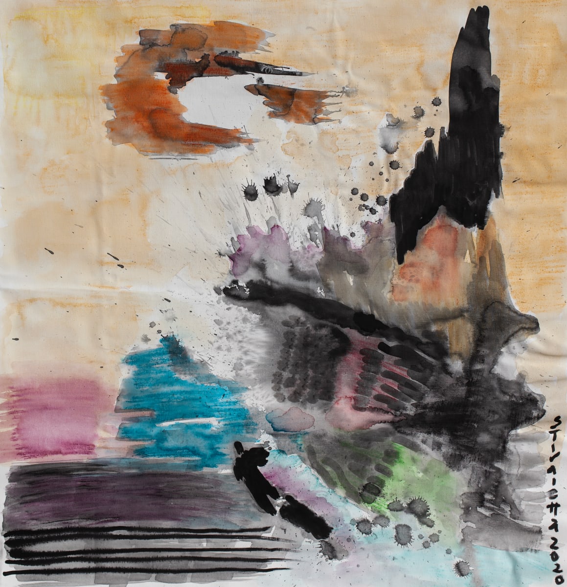 paisaje japones by Stivaletta, Mabel Rosario 