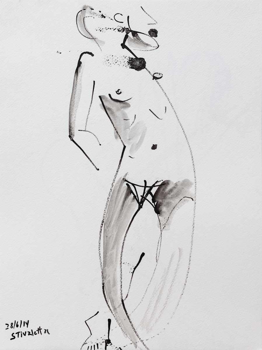 Modelo en torcion_ by Stivaletta, Mabel Rosario 