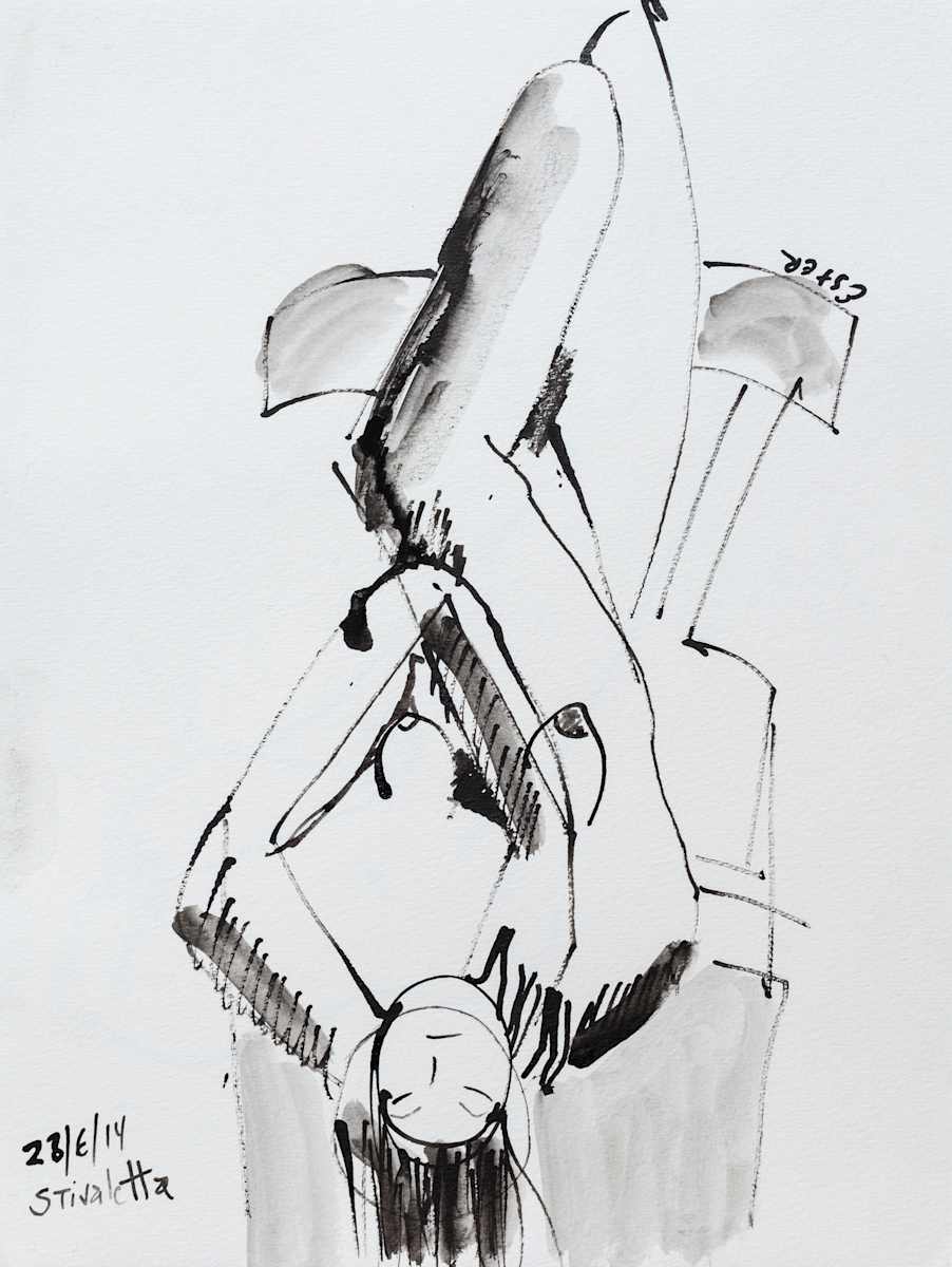 modelo en posicion invertida_ by Stivaletta, Mabel Rosario 