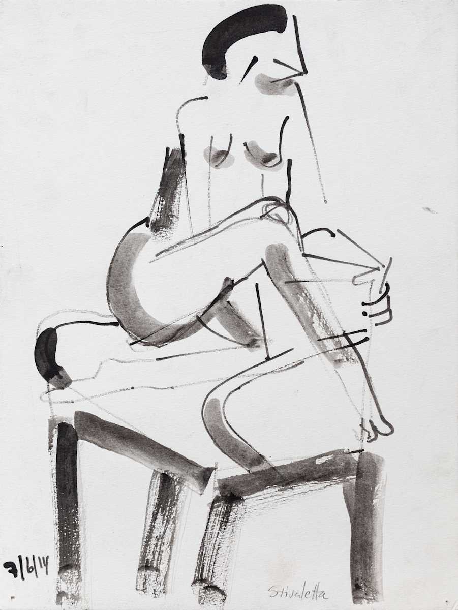 Giselle sentada_ by Stivaletta, Mabel Rosario, Image 10.