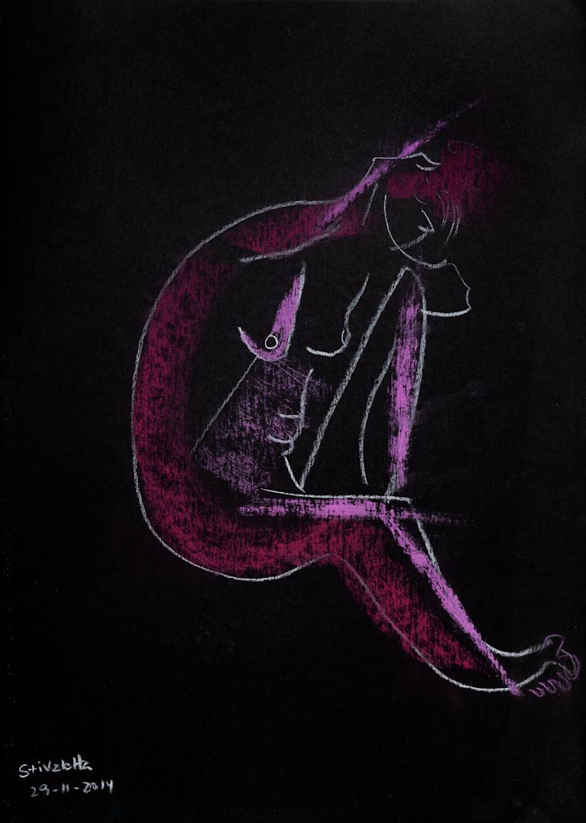 Modelo en violetas by Stivaletta, Mabel Rosario, Image 4.