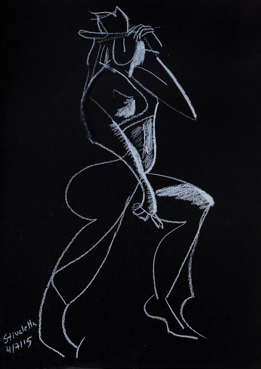 Modelo con sombrero_ by Stivaletta, Mabel Rosario, Image 9.