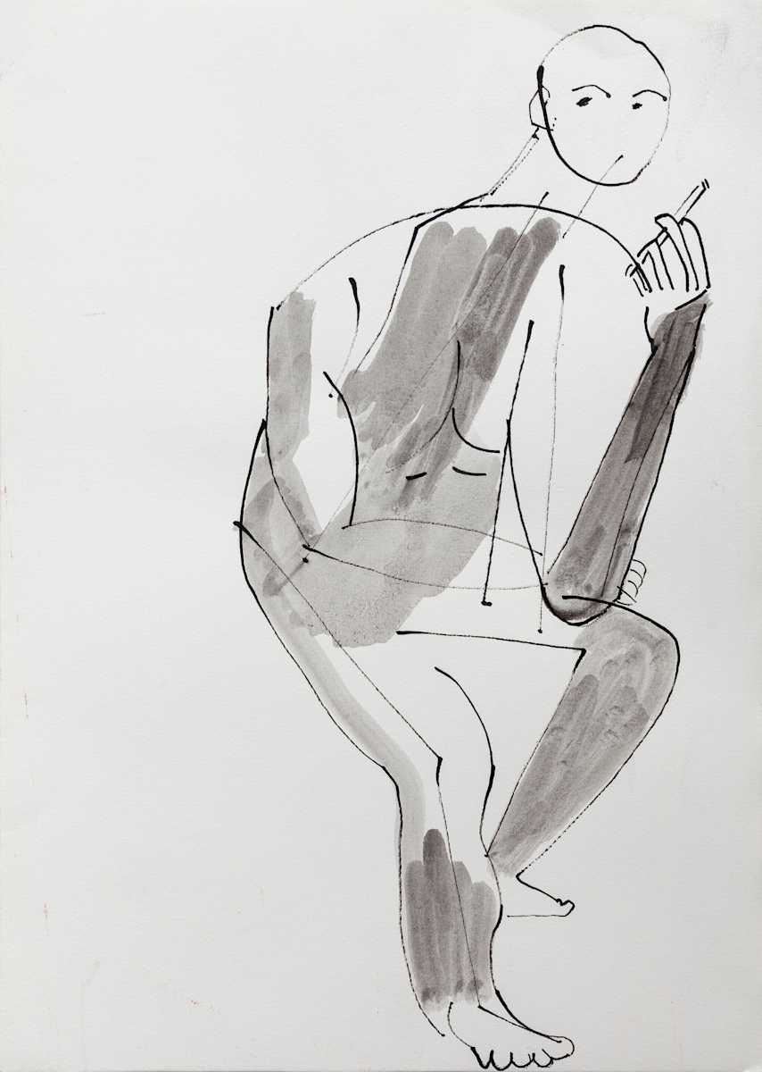 Claudio fumando_ by Stivaletta, Mabel Rosario, Image 9.
