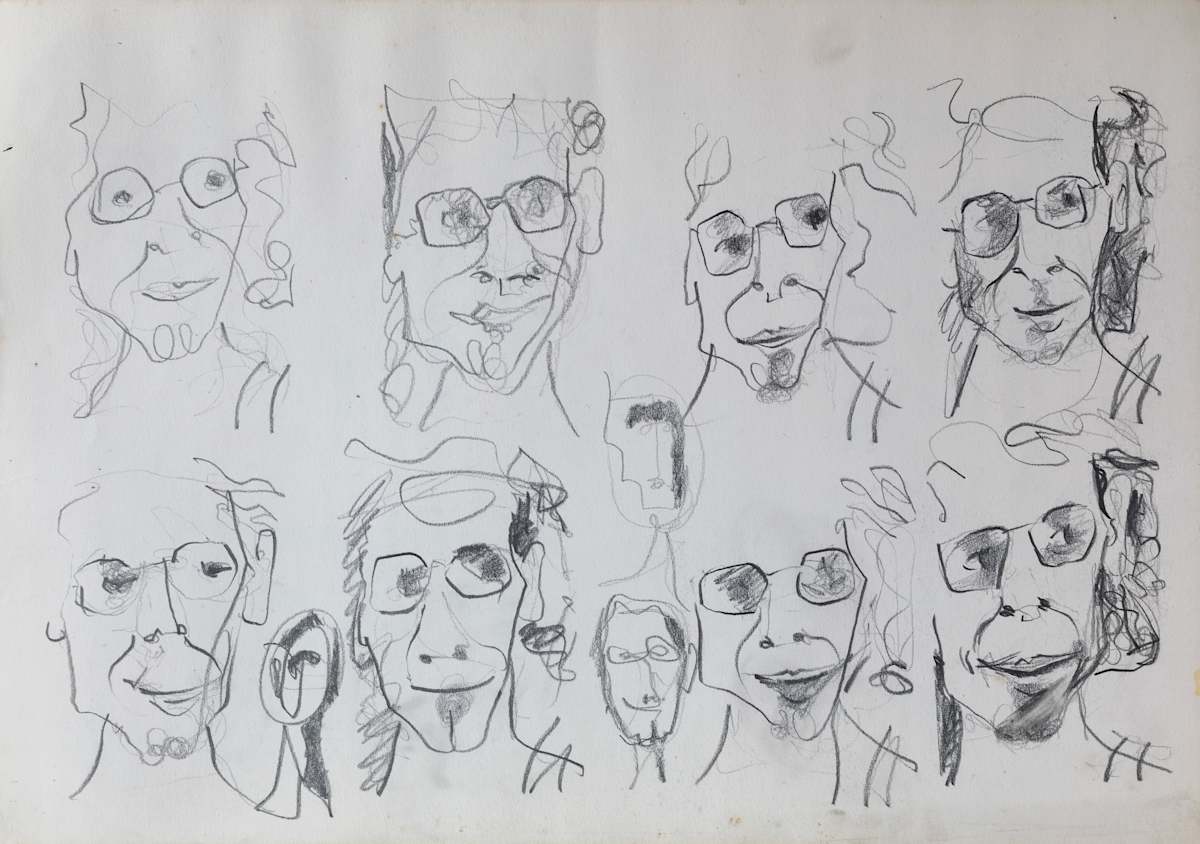 Croquis para retrato_ by Stivaletta, Mabel Rosario 
