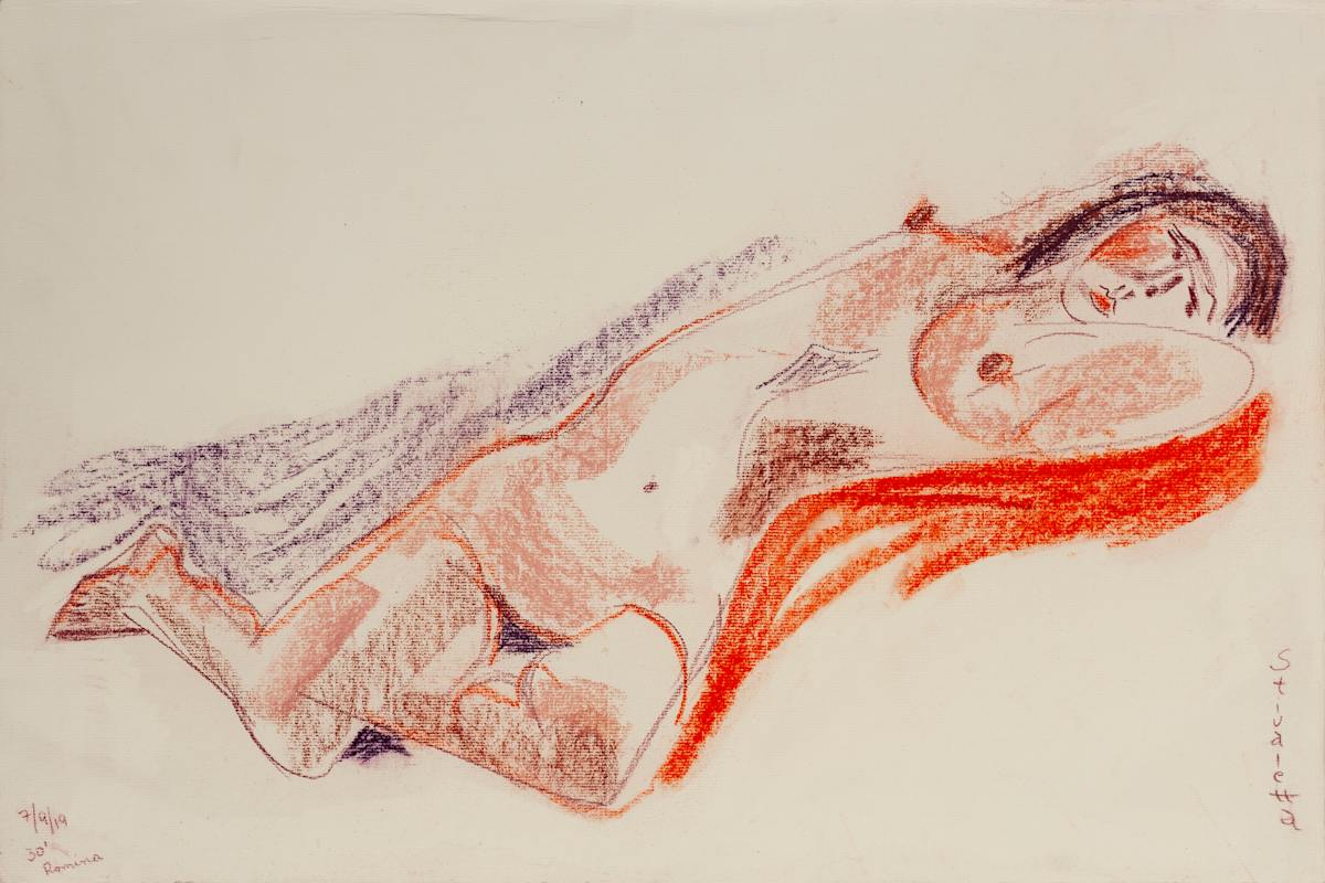 Modelo en rojos by Stivaletta, Mabel Rosario 