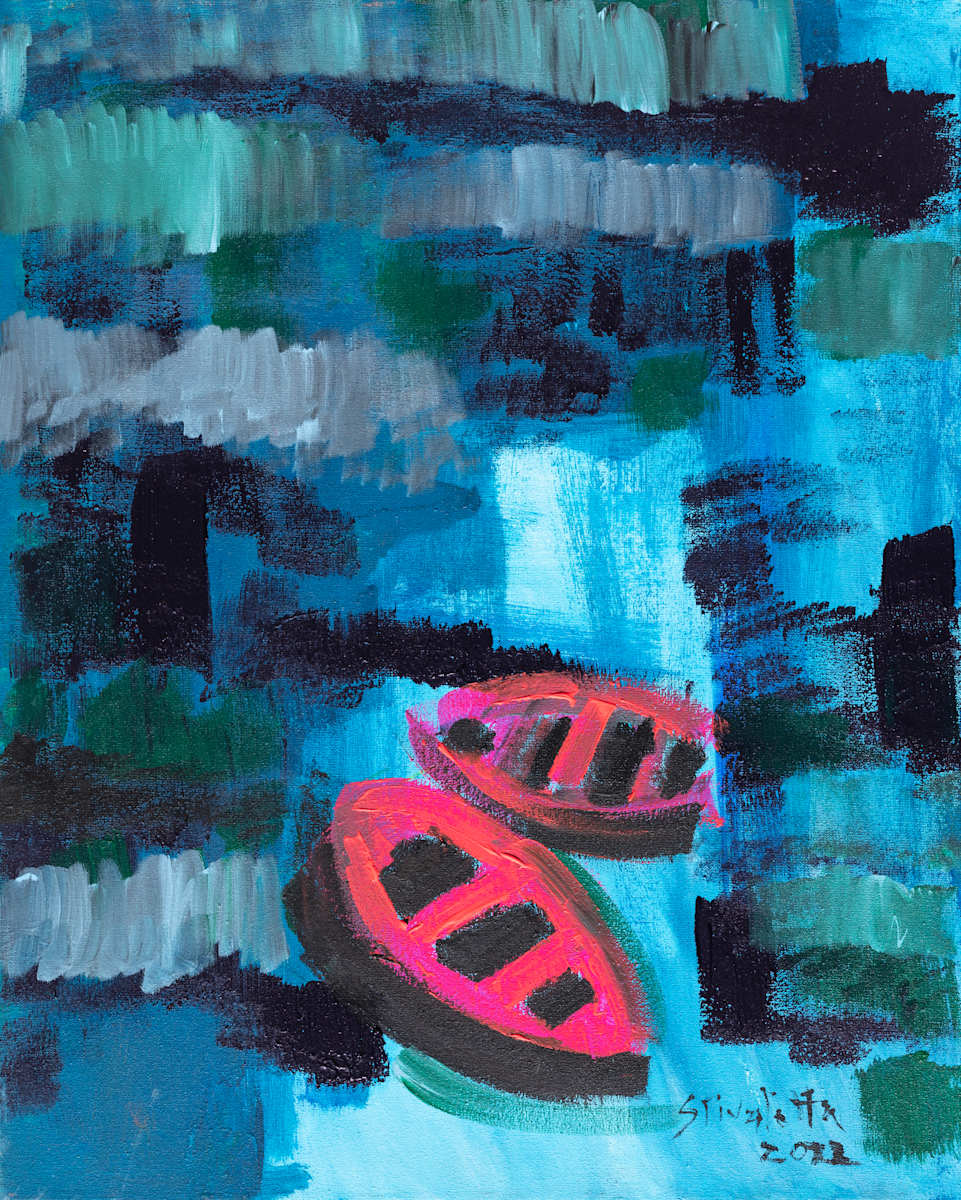 Botes en el Riachuelo by Stivaletta, Mabel Rosario 