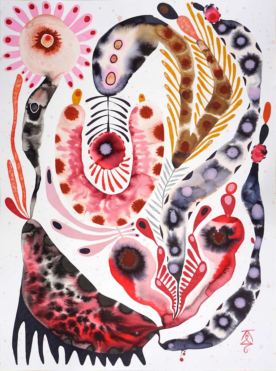 Copper Red Rhizome by Krisanne Souter 